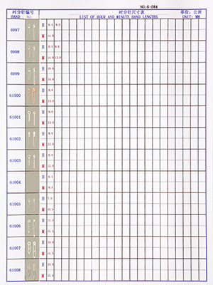 6-084 Table needle